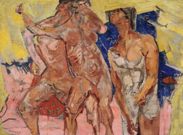 figura&figure galleria marchetti pittura italiana 900 pirandello bagnanti