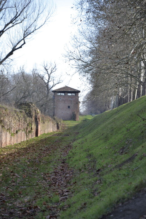 Mura, ala Nord, dopo il restauro Ferrariae decus 33 omaggio biagio rossetti mura ala nord