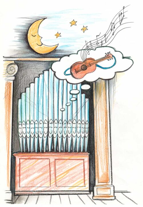 Organo-e-Chitarra Gazerro l’Organo che voleva essere una chitarra