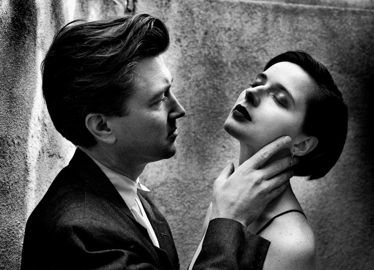 Helmut Newton David Lynch and Isabella Rossellini Los Angeles 1988 © Helmut Newton Estate
