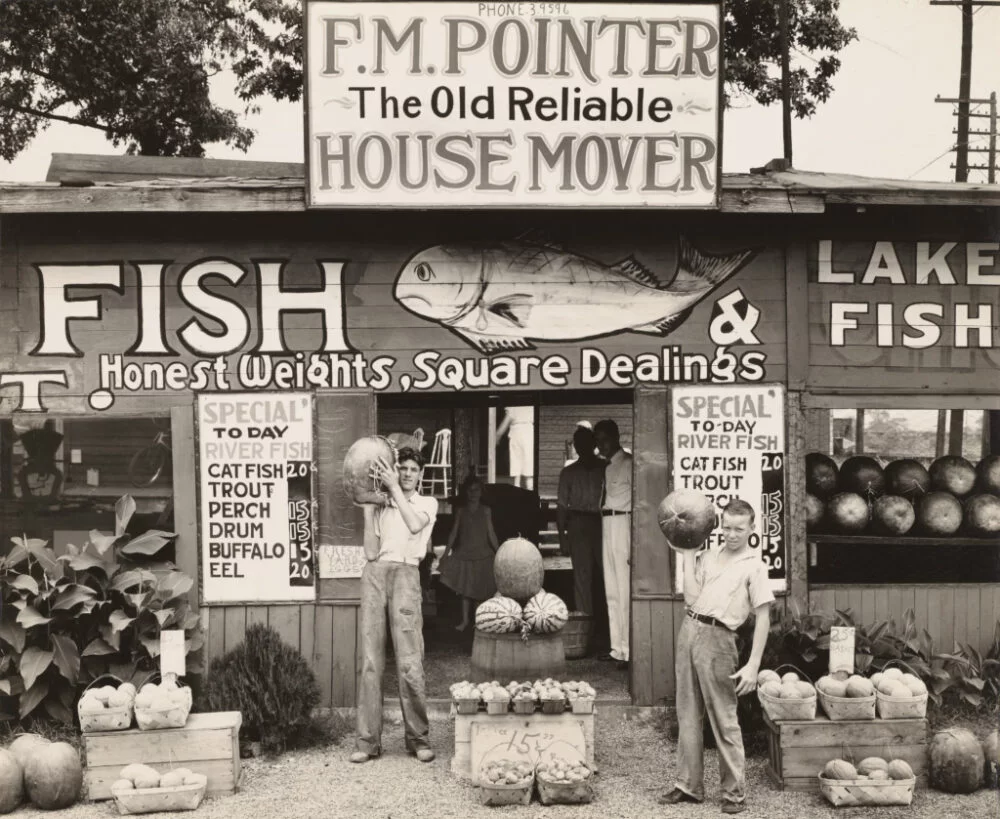 Walker Evans Roadside Stand Near Birmingham Roadside Store Between Tuscaloosa and Greensboro Alabama, 1936