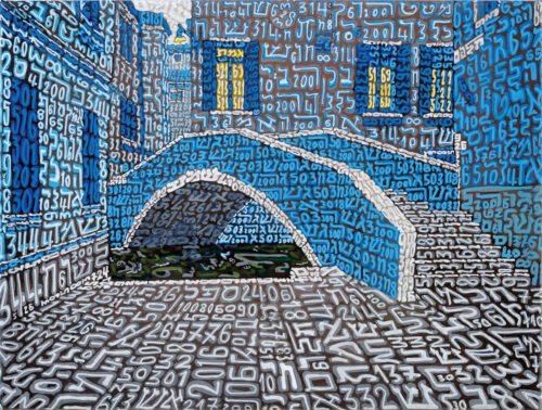 Tobia Ravà Algoritmi trascendentali Fondazione Bevilacqua La Masa Venezia diagonalle alchemica del ponte storto