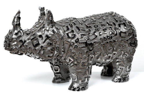 Tobia Ravà Algoritmi trascendentali Fondazione Bevilacqua La Masa Venezia rihno cromo nero clara