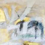 Lucia Romanelli Opere 1971-2021 Porta di luce Pigmenti e gessi su legno 2021
