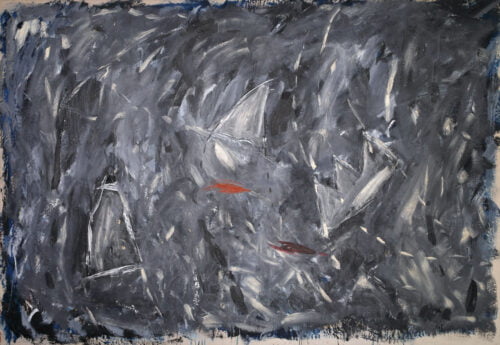 Gianfranco-Notargiacomo-Tempesta-1,-1992-Olio-su-carta-intelata-cm-183-x-267- notargiacomo asdrubali dittico catalogo galleria marchetti roma tempesta