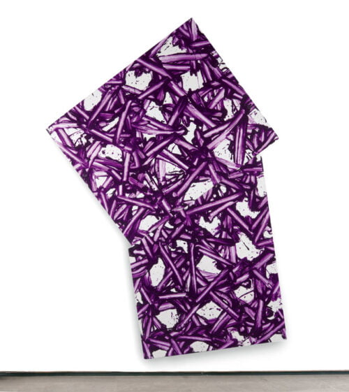 Gianni-Asdrubali-Zacheus,-2022-Pittura-industriale-su-tela-misura-irregolare--cm-180-x-123 notargiacomo asdrubali dittico catalogo galleria marchetti roma zacheus