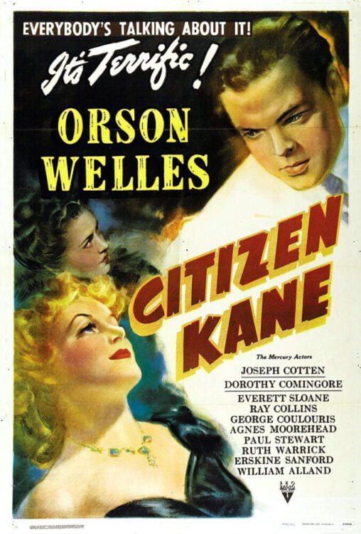 Citizen Kane 1941 Orson Welles poster