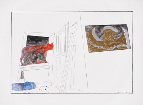 Franco Angeli Interno del ’64, prima metà anni ’70 Fluttuazioni del visibile Artisti fra immagine e figura