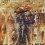 Abdallah Kaled la patria interiore galleria nino sindoni 2018 figure magiche