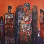 Abdallah Kaled la patria interiore galleria nino sindoni 2018 femmes de le kabilie