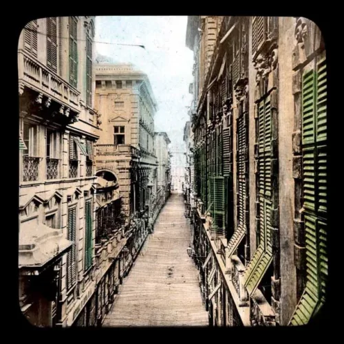 Genova. A Street dickens in italy museo precinema zotti minici
