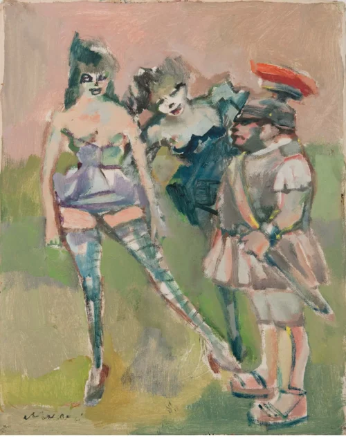 mino-maccari-centurione mino maccari l'ironia visionaria galleria marchetti roma centurione