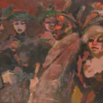 mino maccari l'ironia visionaria galleria marchetti roma cinque figure