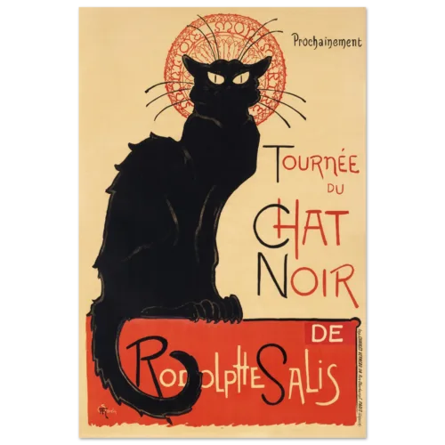 7a645a8f-8241-4736-9102-40d4806efc85 3f10ae2a-4499-47ba-a882-3a5d685a78d2 poster premium chat noir