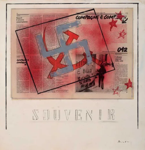 Angeli-Souvenir franco angeli opere 1958-1988 mostra Wegil roma souvenir