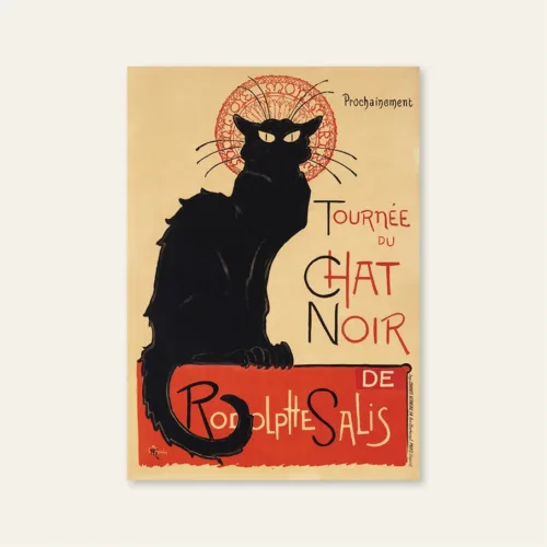 3f10ae2a-4499-47ba-a882-3a5d685a78d2 poster premium chat noir