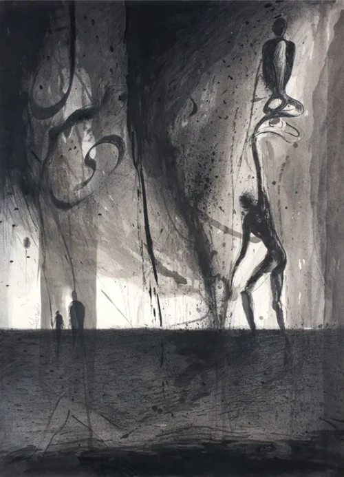 Pag.13 Figure umane in un ambiente astratto nader viaggio