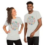 Maglietta unisex . Conchiglie 4 unisex staple t shirt silver front 67e2d2e79fd83 1
