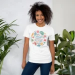 Maglietta unisex . Conchiglie 1 unisex staple t shirt white front 67e6dd62dbad3 1