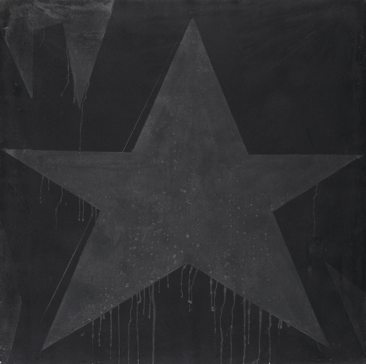 Franco Angeli, Stella d'argento, 1965. Tecnica mista su tela con velatino, cm 81 x 81,5 (Coll. privata, Roma)