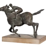 carlo Mandelli Fantino 1975 bronzo oratorio san rocco padova