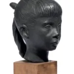 carlo mandelli San Testa di bambina bronzo oratorio san rocco padova