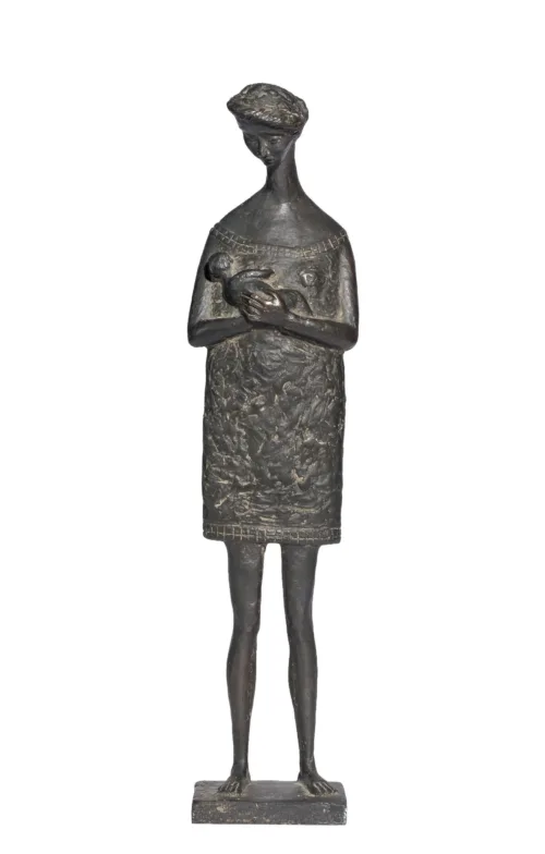 mandelli Maternità 1965 bronzo carlo mandelli Maternità 1965 bronzo oratorio san rocco padova
