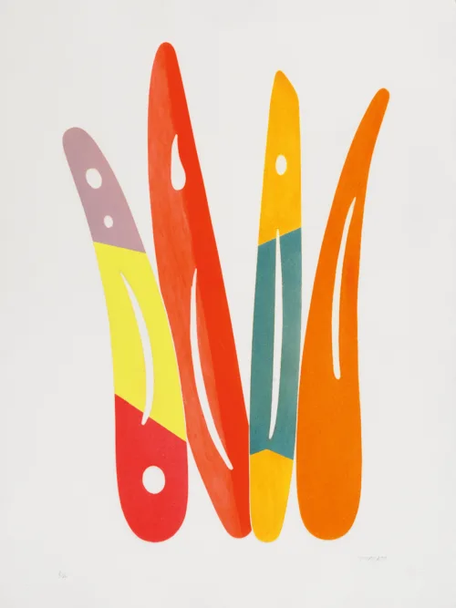 Oceaniche, 1990 acquatinta cm 76 x 56 giulio turcato un’arte oceanica viareggio pegoraro acquatinta 1990