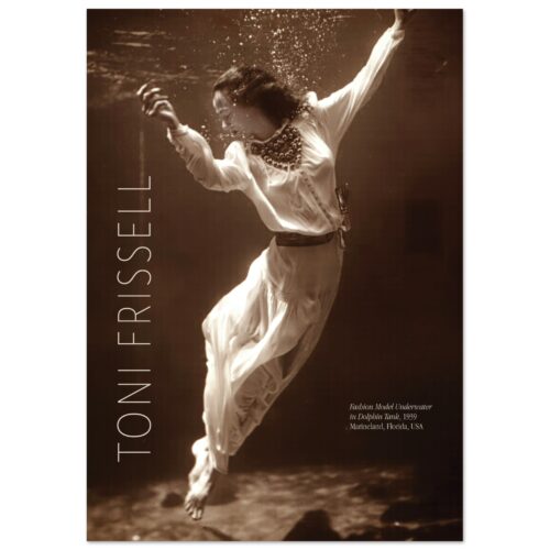 Poster premium . Toni Frissell fotografia fashion model