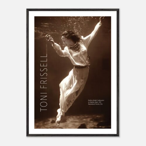 Poster con cornice . Toni Frissell legno