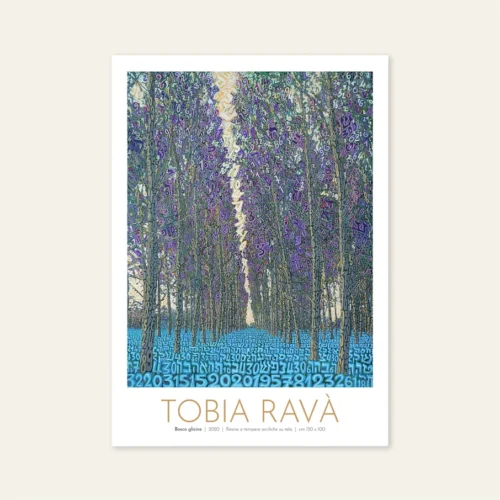 Poster fine art . Bosco glicine