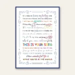 poster fine art your song elton john