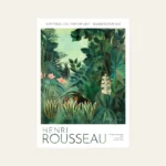 poster fine art rousseau the equatorial jungle doganiere