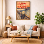 poster fine art I scream you scream