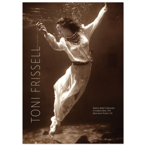 Poster premium . Toni Frissell fotografia fashion model