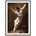 Poster con cornice . Toni Frissell legno