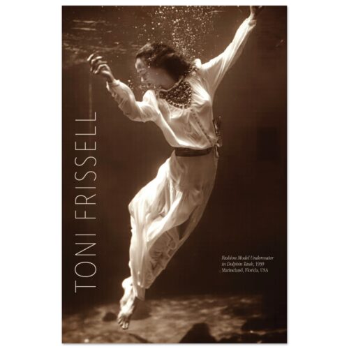 Poster premium . Toni Frissell fotografia fashion model