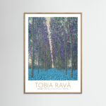 Poster fine art . Bosco glicine