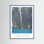 Poster fine art . Bosco glicine