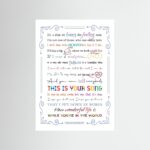 Poster fine art . Your song elton john