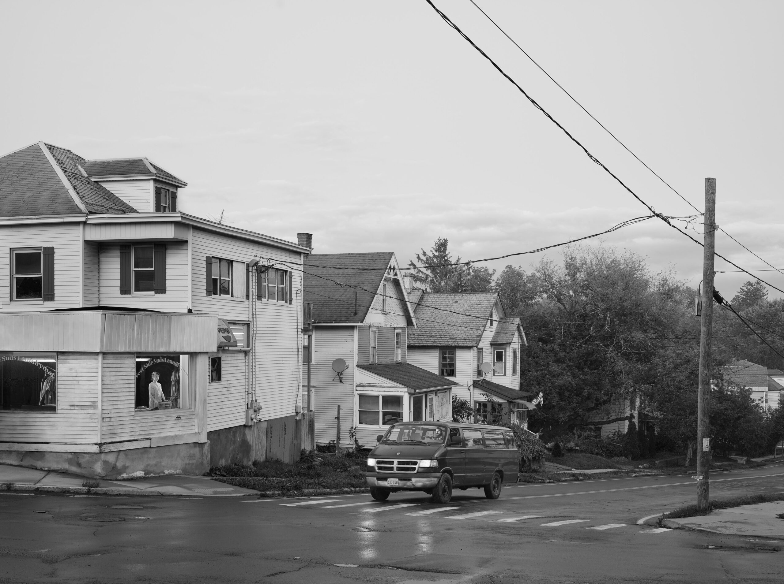 GREGORY CREWDSON, The Laundromat, 2021-2022, digital pigment print, 4.5 x 46 in. ©Gregory Crewdson