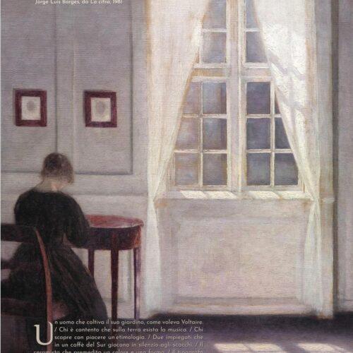 Poster fine art . Borges + Hammershøi