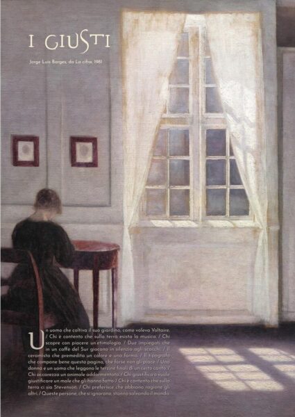 Poster fine art . Borges + Hammershøi