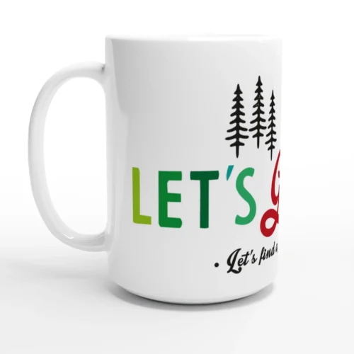 Home 6 let's get lost tazza bianca mug