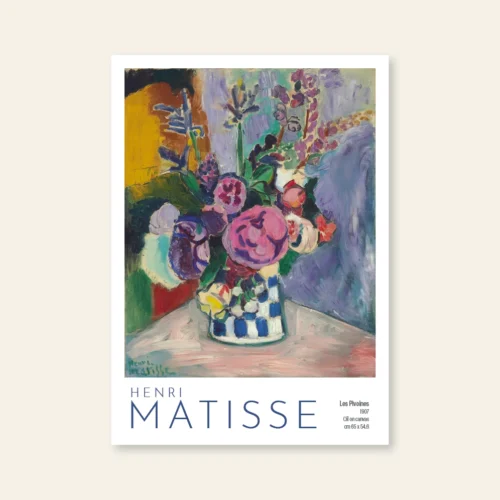Poster fine art . Les Pivoines