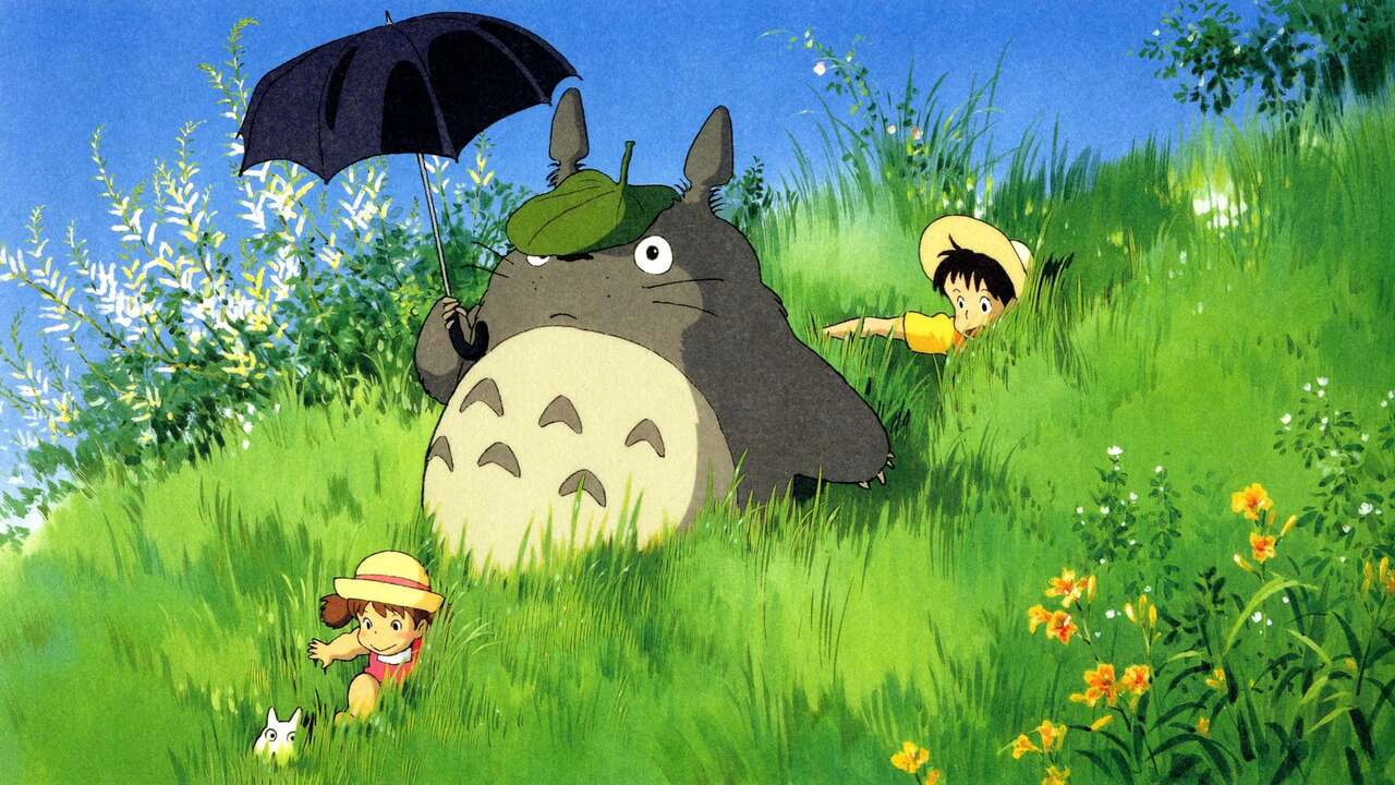 Totoro Studio Ghibli illustrazione natura