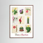 Poster fine art . Familie Der Cacteen