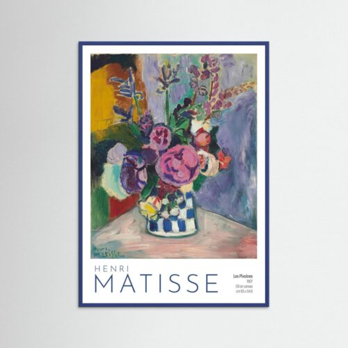 Poster fine art . Les Pivoines