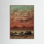 Poster fine art . Courbet + Leopardi