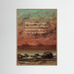 Poster fine art . Courbet + Leopardi